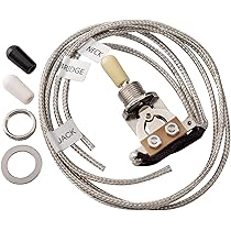 Amazon.co.jp: Musiclily Pro 配線済み3WAYトグルスイッチ 金属製の